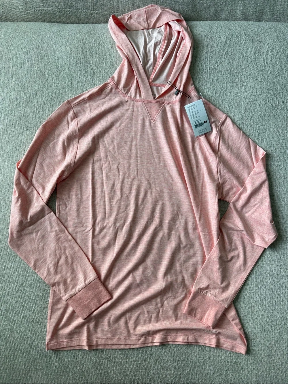 NWT! 2UNDR Men’s Light Pink Lightweight Pullover - Small